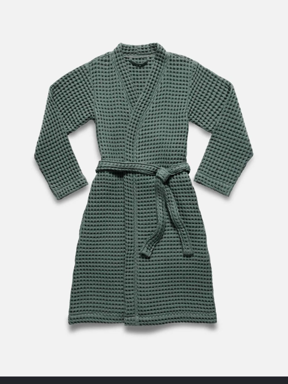 Brooklinen Dreamweave Waffle Robe in Slate Gray